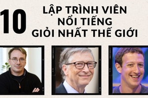 10 lập trình viên nổi tiếng giỏi nhất thế giới