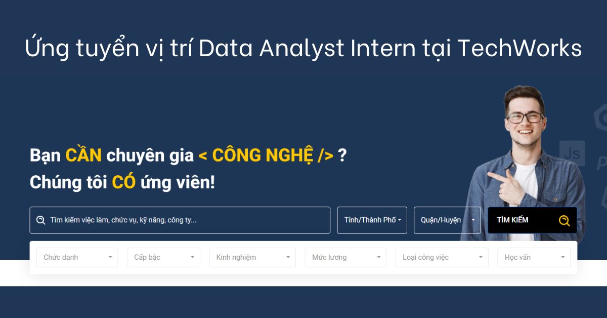 Ứng tuyển vị trí Data Analyst Intern ở đâu?
