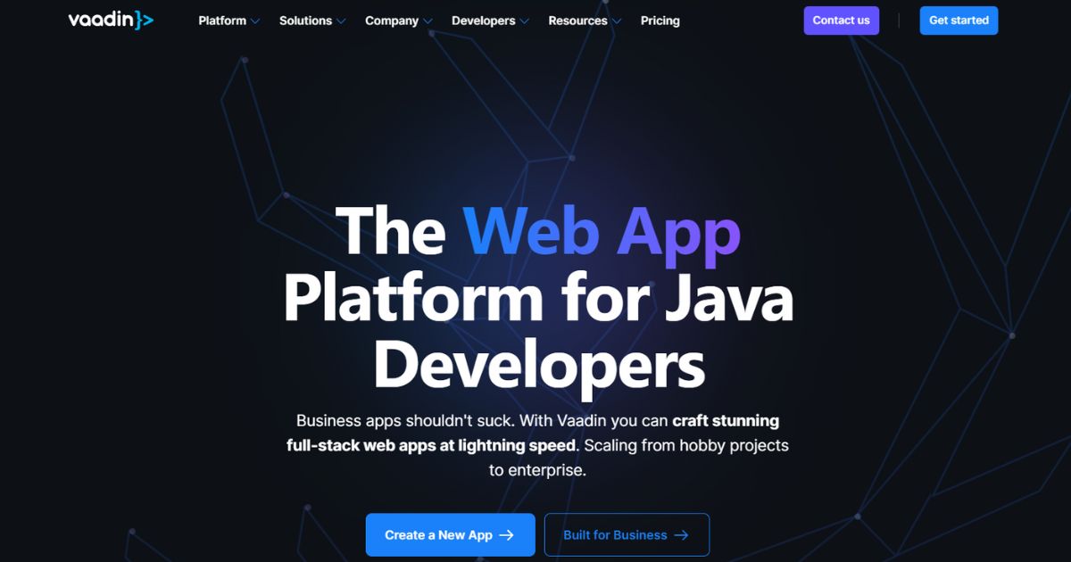 Vaadin - Web Java Framework