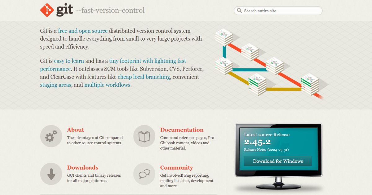 Git - một loại version control system phổ biến